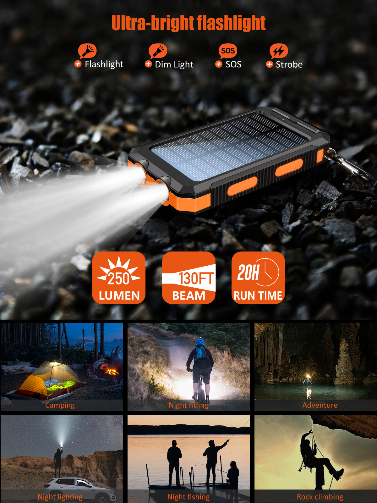 Solar Power Adventure Light
